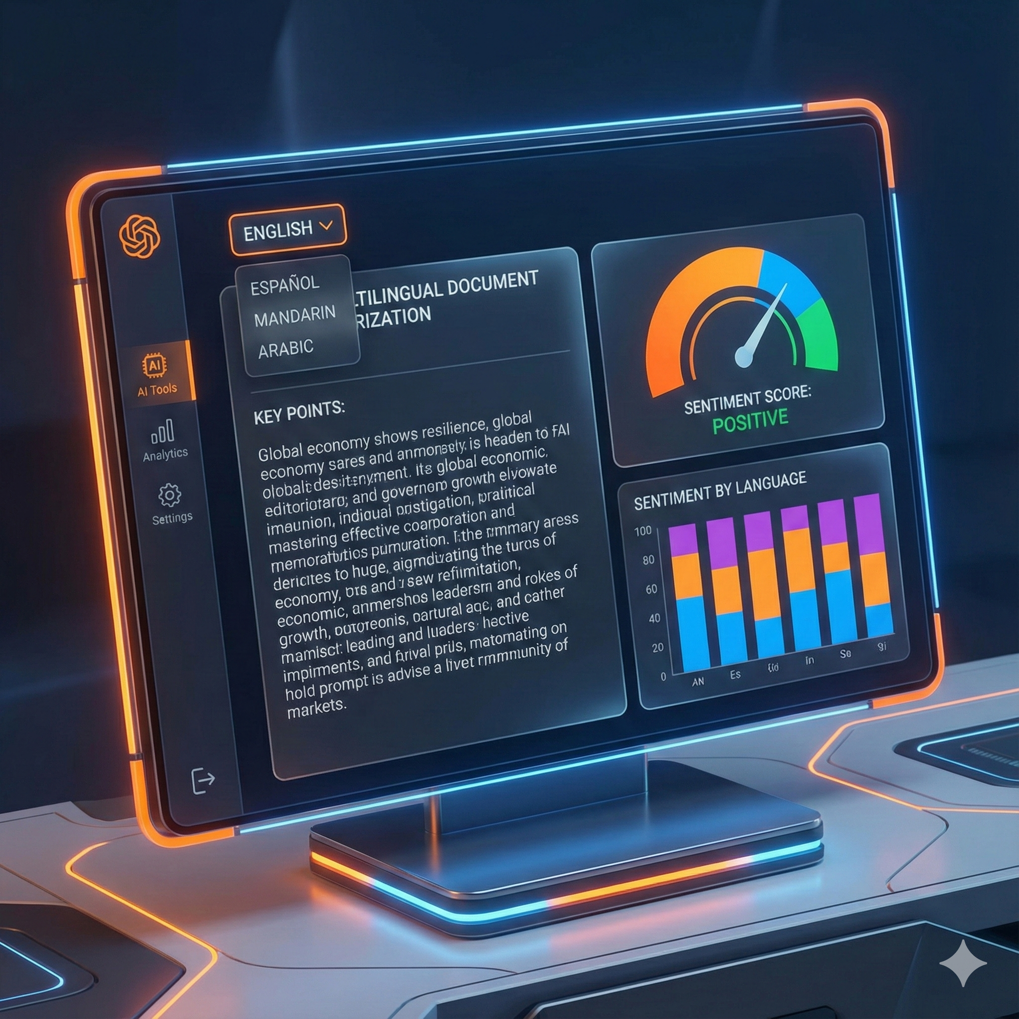 AI Xülasə - Çoxdilli Dəstək